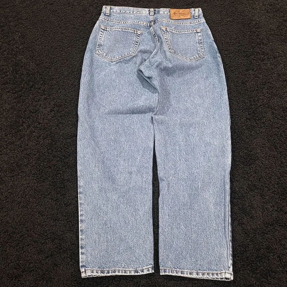 Rare Vintage 90s Calvin Klein Dark Wash Denim Men's Straight Jeans Size 31